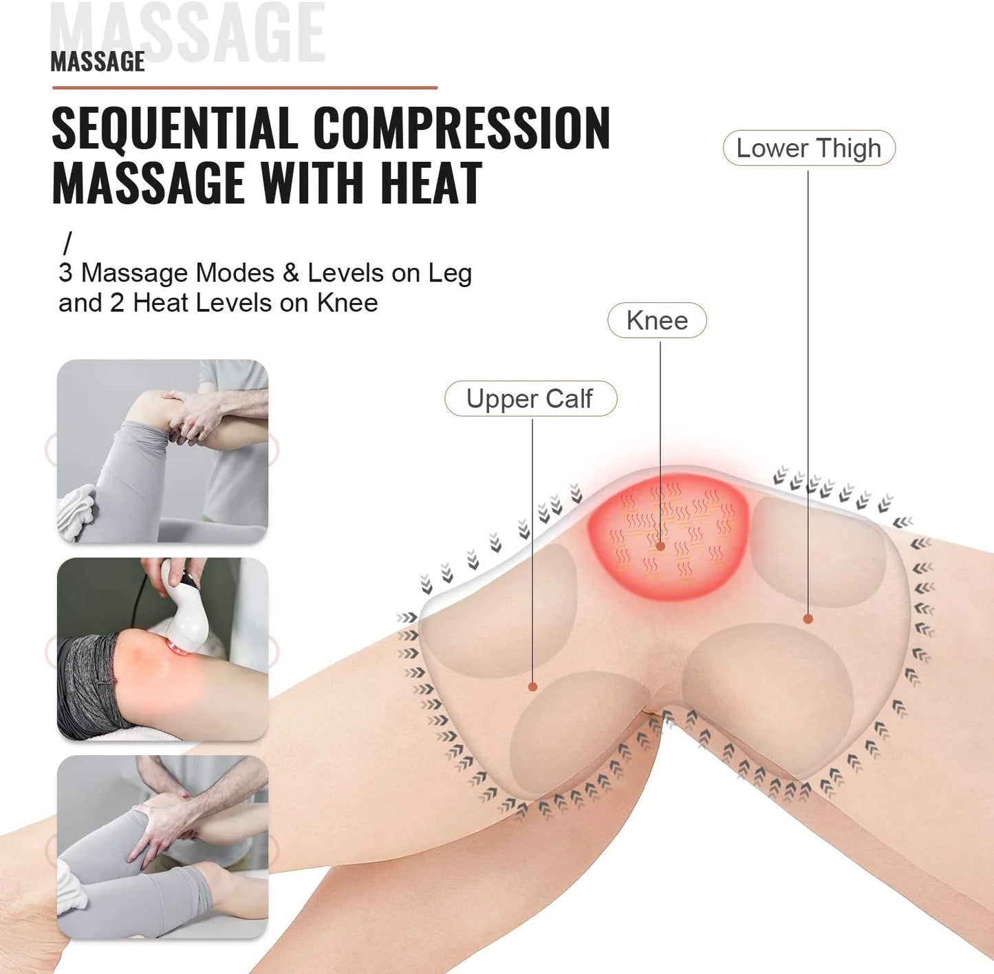 Heated Knee Massager for Enhanced Joint | FT-032K